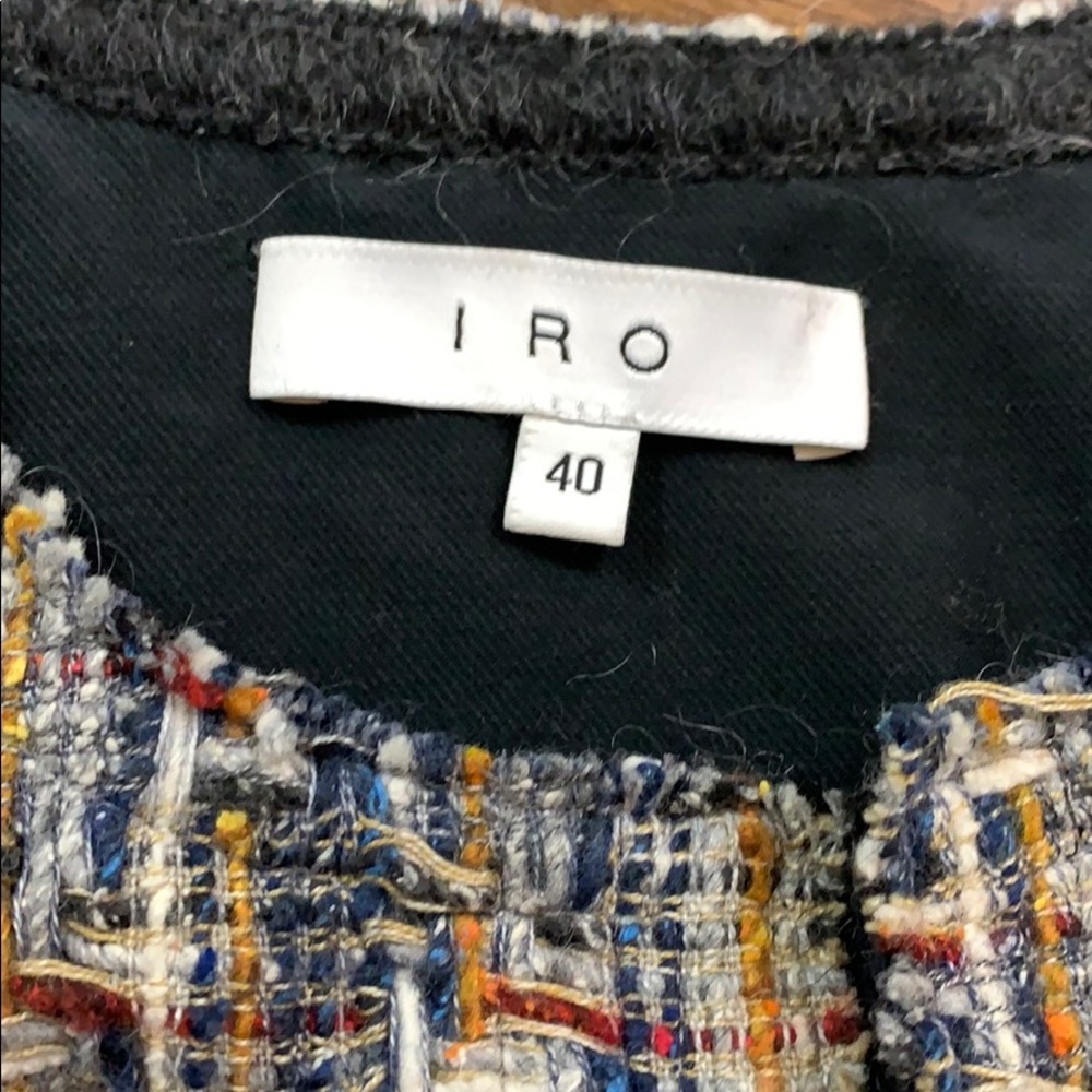 IRO tweed Hella jacket Sz 40/US 8 - Picture 8 of 8